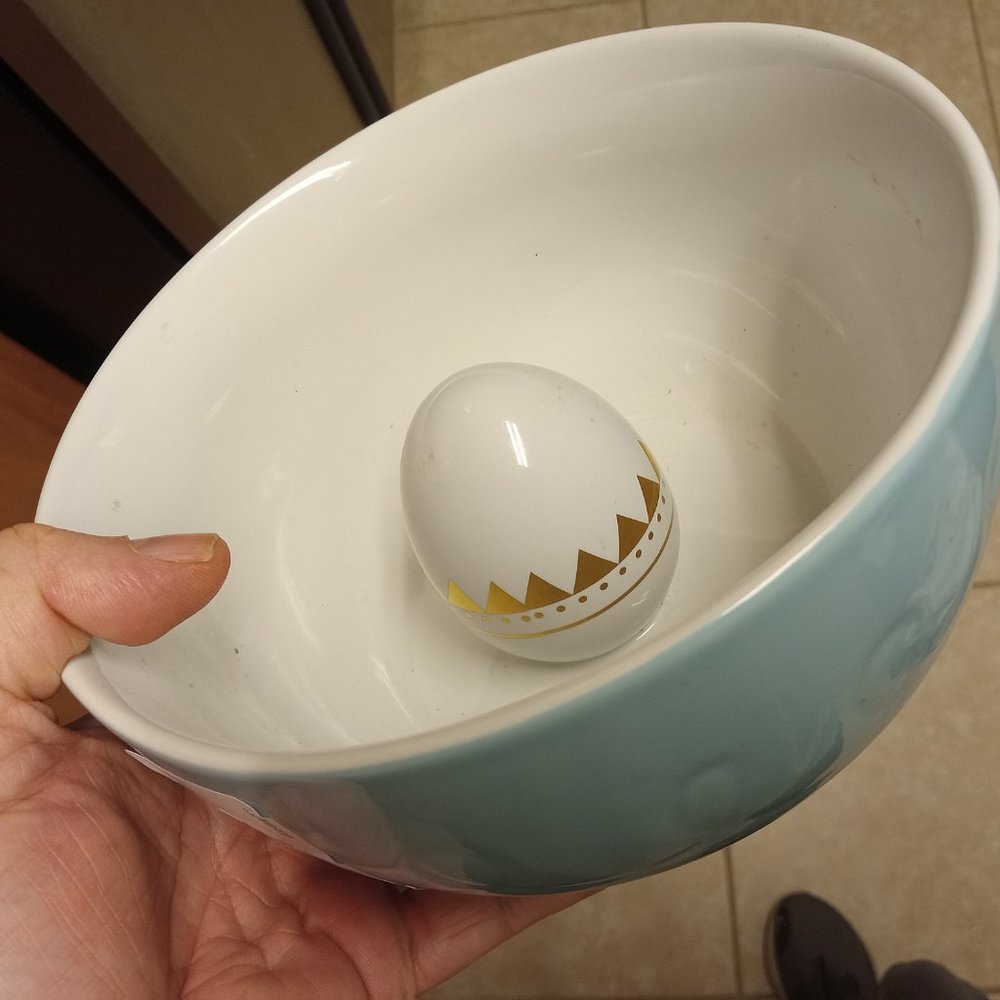 Easter Egg Boel Threshold Stoneware Pyrex Style